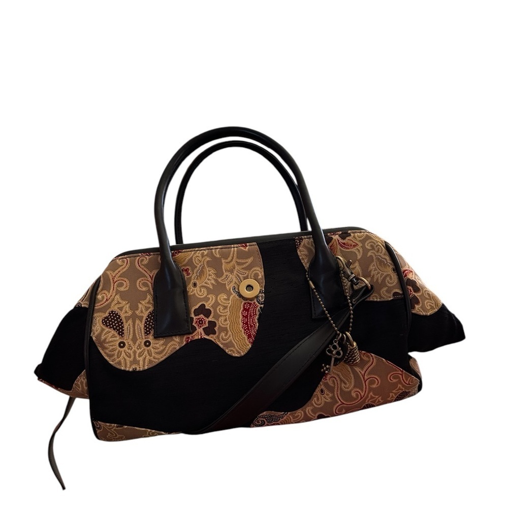 Elegant Black and Brown Women's Bag
